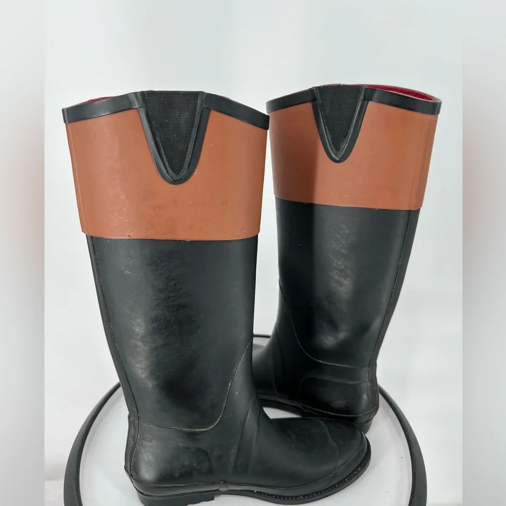 TOMMY HILFIGER‎  VIKTORIA EQUESTRIAN STYLE RAIN BOOTS